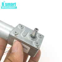 Moteur à engrenages réducteurs BRINGSMART SRY-2430 1-160 tr/min, moteur BLDC autobloquant réversible, moteur à engrenages sans balais 24v 12v, moteur CC à vis sans fin