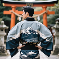 Costume de cosplay kimono japonais pour femmes, uniforme de personnage d'anime HAPPI