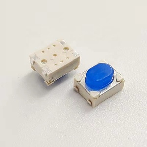 Nhà Máy Bán buôn 4-pin SMT Micro Tactile nút chuyển ngay lập tức cảm ứng trắng Silicone IP65 mức độ 1NO kết hợp - Product Image 3