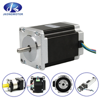 NEMA 23 Kit de moteur pas à pas cc, ventilateur, 57mm, moteur pas à pas avec boîte de vitesses planétaire/encodeur/frein pour bricolage, fraiseuse CNC