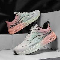 Nouvelles baskets de course athlétiques légères personnalisées chaussures de sport respirantes à lacets pour hommes