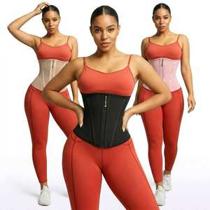 LANGQIN Ceinture de compression abdominale respirante haute compression, taille plus, gaine tissée pour femme, corset pour adulte - Product Image 2