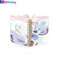 Anneaux de reliure PP colorés en forme de cœur pour couture, anneaux de reliure ronds à 360 degrés en plastique métallisé pour carnets, journaux et agendas personnalisés