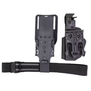 ซองปืนพกนอกเอวแบบปลดเร็ว Universal Belt Tie Down Quick Draw Holster OWB G19 ซองปืน Kydex แบบปลดเร็วสำหรับขาขวา ปลดด้วยนิ้วหัวแม่มือ - Product Image 4
