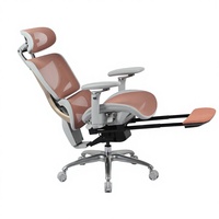 Chaise de bureau ergonomique Henglin Lone Warrior, réglable en hauteur, pivotante, chaise de jeu confortable pour longues sessions, inclinable, en plastique