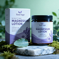 Penjualan Langsung Pabrik Lotion Malam Hari Magnesium Arnica untuk Otot & Sendi Profesional Premium Alami Lembut Efektif Canggih