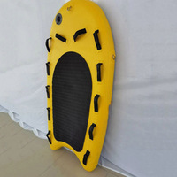 Planche gonflable durable de traîneau de sauvetage de surf de sauveteur de PVC de conception classique pour la formation de sécurité