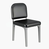 Tables et chaises de restaurant minimalistes en acier inoxydable pour hôtels, restaurants, cafés, boucheries, ateliers