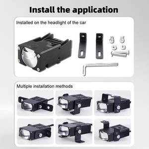 Đèn LED ô tô Xenplus Factory Wholesale LM40 6000K 25000LM, đèn lưới tản nhiệt trước công suất cao, dành cho xe địa hình, phụ kiện đèn xe Raptor - Product Image 5