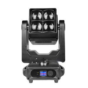 4 Piezas de Luces Móviles de Cabeza con Zoom de 60W LED, Doble Haz, Estroboscópicas, para Fiestas, Escenarios, Bodas, Clubes, Eventos, Conciertos - Product Image 3
