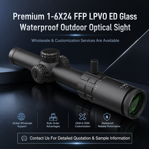 Mira Telescópica TYPHON PA 1-6X24 FFP LPVO |   Mira Telescópica Táctica para Caza en Exteriores con Cristal ED de Baja Distorsión, Resistente al Agua y a los Impactos - Product Image 2