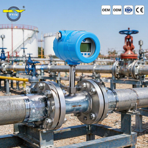 Promotion exceptionnelle : Débitmètre à turbine haute précision SS304 avec signal HART pour le dosage de pétrole liquide et de gaz naturel dans les pipelines - Product Image 1