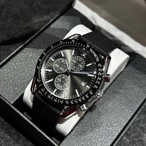 Men's Top Brand Watch Alloy Stainless Steel Luxury Business Sports Timing Watch Quartz Watch Men's Clock Silicone Watch - Product Image 2