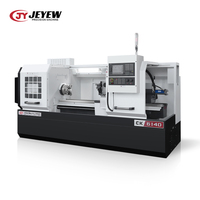 Tour CNC horizontal CK6140 GSK à lit plat, simple broche, 2 axes, haute précision, pour usinage intensif