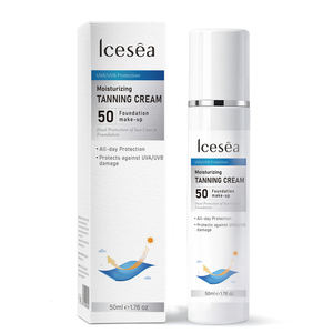 Crema Facial Hidratante y Bronceadora OEM ODM, Hidratación Durante Todo el Día, Ligera, Natural, Prebase de Maquillaje, 50 ml - Product Image 1
