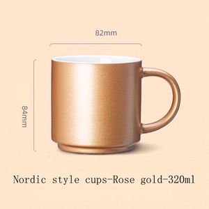 Tasses en céramique populaires de différentes couleurs en porcelaine fine OEM pour café et lait - Product Image 3