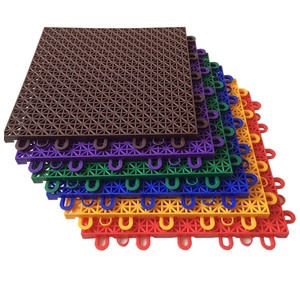 Mattonelle di plastica ad incastro modulari multifunzionali per campi sportivi da basket all'aperto - Product Image 1