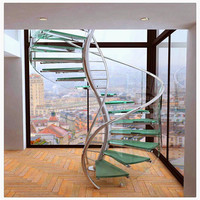 Escaliers en verre modernes, escaliers en colimaçon, prix des escaliers en fer, escaliers en spirale