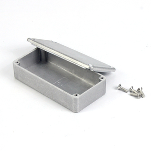 Daiertek 100*50*26mm 1590G Plain nero bianco Wah fai da te <span class=keywords><strong>Mod</strong></span> scatola elettrica sostituire la custodia in alluminio della scatola avon 1590 - Product Image 4