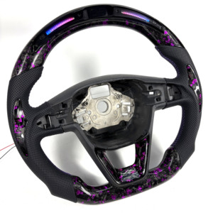 Asiento Led <span class=keywords><strong>Seat</strong></span> Cobra MK3, Volante de Fibra de Carbono Forjado para Cupra Ateca, Accesorios para Automóviles - Product Image 2