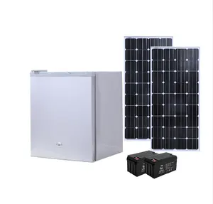 BC-38 Snelle Koeling Zonnekoelkast Met Li-Batterij Dc 12V 24V 150W 38l Zonne-Energie Koelkast