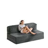 Sofá Cama Moderno Transfronterizo, Plegable, de Tela Transpirable, Compresión al Vacío, Universal para las Cuatro Estaciones, con Esponja de Alta Densidad para Dormitorio