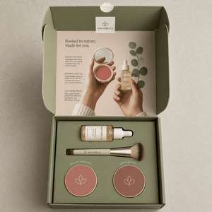<b>Blush</b> Cosmetic Makeup Branded Shipping Packaging Corrugated Mailer Box E Flute Die Cut Mailer Box Custom Packaging - Product Image 3