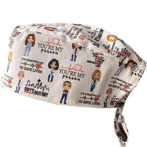 <span class=keywords><strong>Cappello</strong></span> da Lavoro con Fascia Assorbisudore Regolabile, Cappelli Divertenti per Donne e Uomini, Berretto Unisex in Cotone con Stampe Carine - Product Image 5