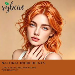Crème colorante pour cheveux orange, teinte vive, haute pigmentation, résistante à la décoloration, longue durée, brillance lisse, hydratante, professionnelle, OEM ODM - Product Image 4
