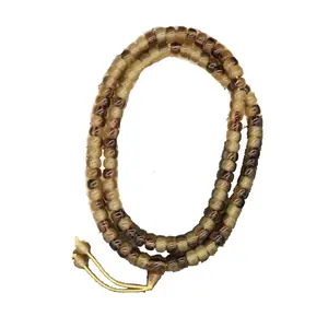 wholesale resin artifical disc beads 108 yoga prayer meditation jewelry bracelet elastic unisex Supplier China Manufacturer