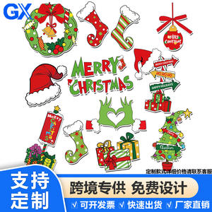 แม่เหล็กติดตู้เย็นลายการ์ตูนคริสต์มาสข้ามพรมแดน ปี 2025 แม่เหล็กกรินช์ขายดี ของตกแต่งสำหรับงานปาร์ตี้ - Product Image 4