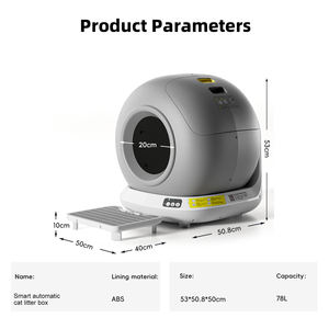 Lettiera per Gatti Autopulente 78L Grande Capacità Lettiera Automatica Intelligente con Controllo APP per Più Gatti - Product Image 6