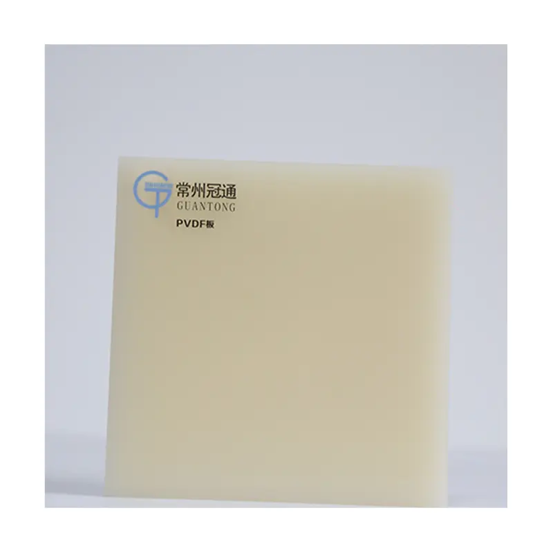 Schlussverkauf Anti-Rührung jungfräuliches Material natürliche Farbe 1-500 mm PVDF-Platte PVDF-Brett