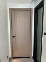 Dernières conceptions de portes en bois modernes, vente en gros d'usine