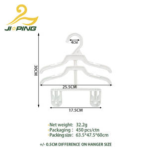 Appendiabiti Multistrato per Vestiti e Pantaloni da Bambino, Vendita Diretta dalla Fabbrica |   Organizzatore in Plastica Salvaspazio per Abbigliamento Neonato - Vendita al Dettaglio - Product Image 2