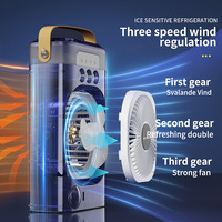 Ventilateur de brumisation portable USB transfrontalier, mini-ventilateur électrique de bureau, climatiseur mobile avec télécommande