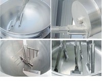 Mélangeur d'aliments planétaire automatique 300L 400L 500L Bouilloire industrielle pour la cuisson des nouilles de riz Machine pour la cuisson des aliments
