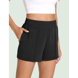 Pantalones Cortos de Pijama Personalizados para Mujer, Cómodos Pantalones Cortos de Verano para Estar en Casa con Bolsillos Laterales, Pantalones Cortos de Pijama de Bambú para Mujer - Product Image 4