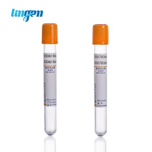 임상 시험을위한 9ml PET 유리 혈액 검사관 EDTA Vacutainer 진공 수집 샘플 - Product Image 2