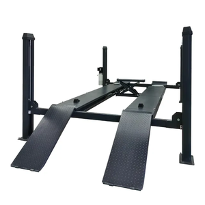 Elevador Hidráulico de 4 Postes para Autos con Gato Rodante, Capacidad de Elevación de 4000 kg, Diseño de Tijera, Elevador de Autos de Cuatro Postes - Product Image 2