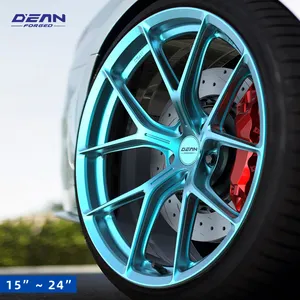 Roda kustom tempa DEAN-DL001 15 hingga 24 inci 6061-T6 roda logam campuran aluminium 5x114.3 5x105 5x120 5x108 5x130 desain ringan