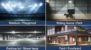 Projecteur LED de stade haute puissance 200W-1500W IP66, angle de faisceau 60°, éclairage sportif pour football et basketball - Product Image 5