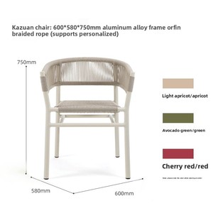 Katı tik ahşap kapı kombinasyon masa sandalyeler açık rustik tarzı sanat hasır balkon açık-hava Sunroom parkı için dayanıklı açık-hava - Product Image 5