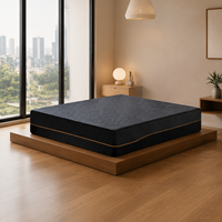 Matelas pliable en mousse à mémoire de forme infusée de gel haute densité, matelas en boîte pour chambre à coucher, espace invité, appartement et dortoir