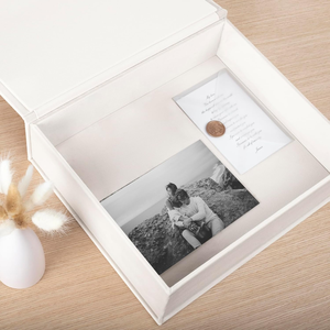 Caja de Recuerdos de Boda Personalizada de Terciopelo, Almacenamiento de Fotos <span class=keywords><strong>Personalizadas</strong></span>, Recuerdos de <span class=keywords><strong>Bautizo</strong></span> de Bebé, Recuerdos de Bautismo - Product Image 3