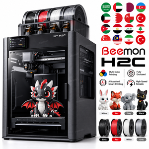 Impresora 3D H2C Versión Global AMS 40W con Alimentador Automático Expandible a 24 Colores, Compatible con Filamento ABS/TPU/Madera, Carcasa Completa - Product Image 1
