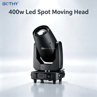 Projecteur LED professionnel 400W à tête mobile 3-en-1, éclairage puissant, contrôle DMX512, couleurs Gobos CMY, lumière de scène LED