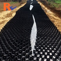 Géocell en nid d'abeille en HDPE noir durable et anticorrosion pour les travaux de fondation de terminaux portuaires, de brise-lames et de travaux côtiers marins