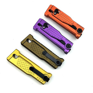 Nouveau couteau utilitaire Reggie <span class=keywords><strong>Gravity</strong></span> T6 manche en aluminium couteau pliant à lame remplaçable Portable - Product Image 6