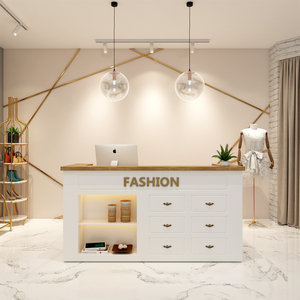 Tùy Chỉnh Thiết Kế Hiện Đại Văn Phòng Tủ Sang Trọng Bàn Tiếp Tân Tủ Beauty Salon Bàn Tiếp Tân - Product Image 1